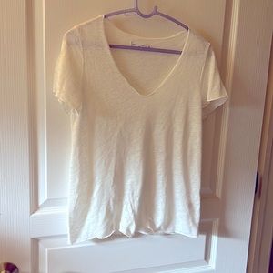 Wasabi+Mint oversized short sleeve burnout tee